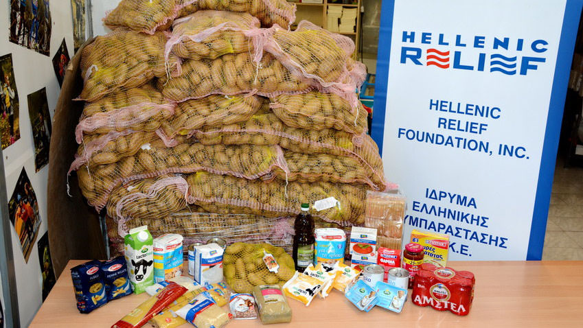 Food Delivery by The Hellenic Relief Foundation