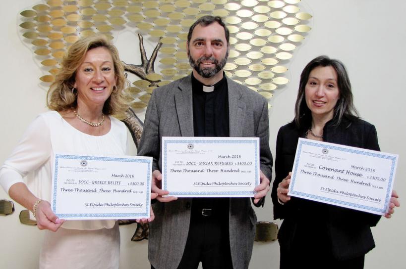 Holy Trinity Philoptochos Donates $10,000 to Local and International Charities