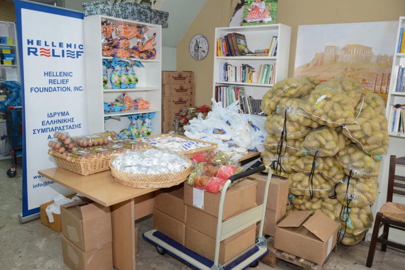 Hellenic Relief Foundation Easter Food Distribution in Greece