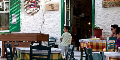 "I kseri elia" tavern, Hydra Island, Greece