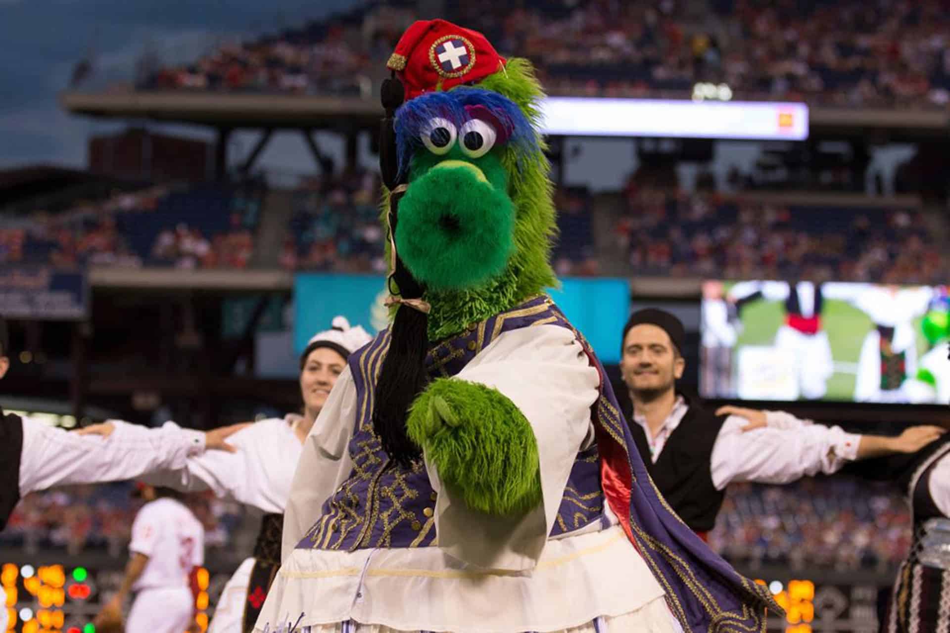 Philly Mascots, Franklin and Phanatic to Visit Upper Darby Greek Festival ⋆  Cosmos Philly