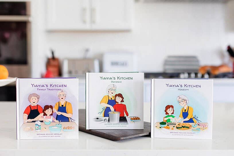 “Yiayia’s Kitchen Children’s Books” Share Life Lessons with Children, Celebrates Cooking with Family
